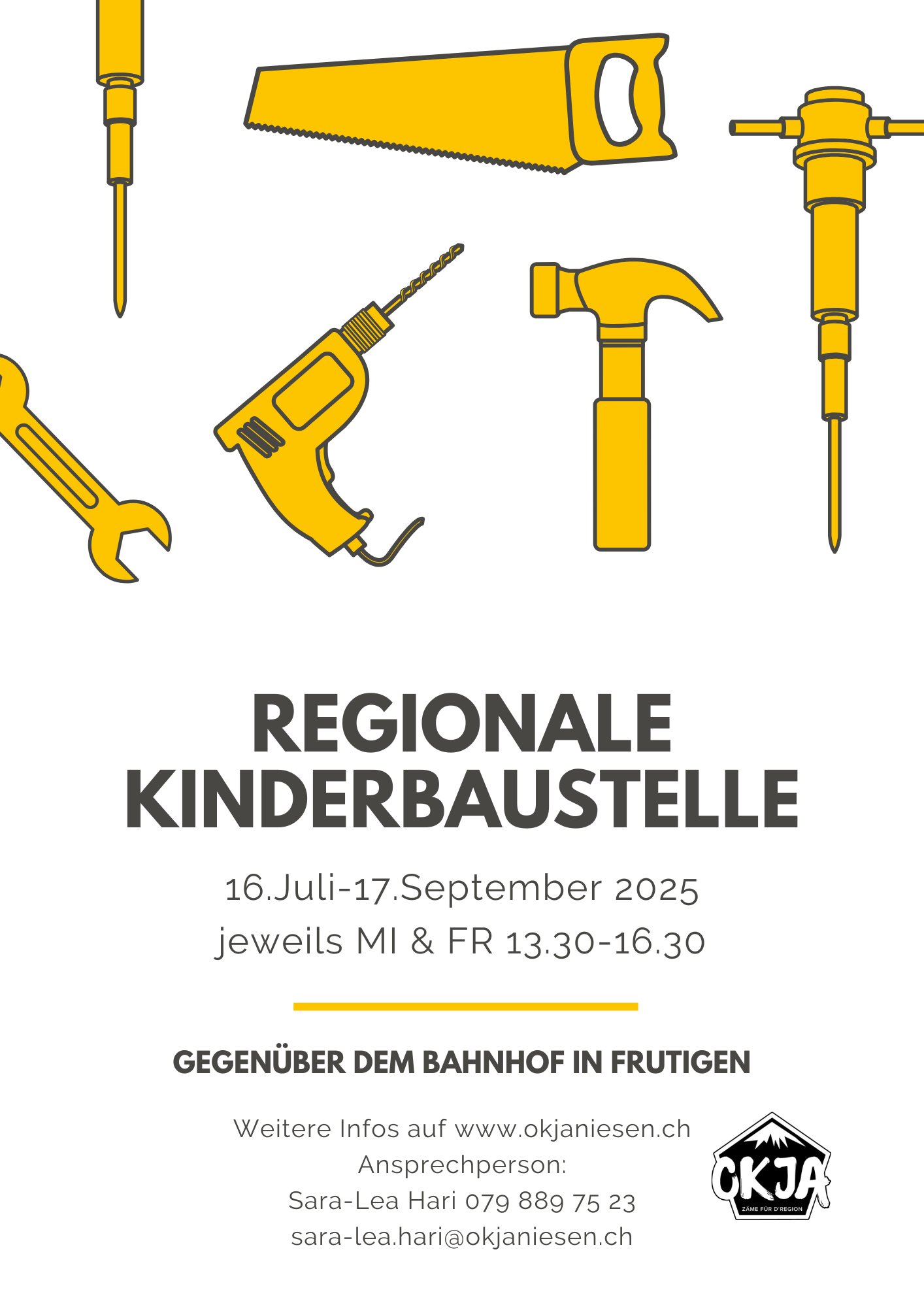 Flyer KIBA 25 Vorderseite
